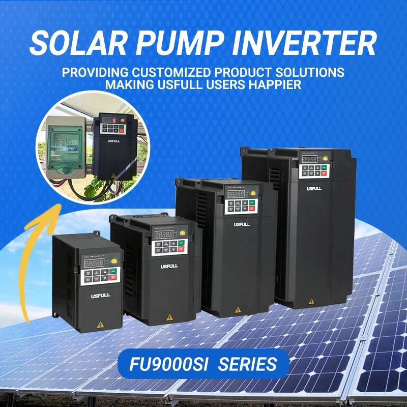2026 For Energy Saving Solar Pump Water Pump Inverter 220V/380V 75kw Three Phase Converter VFD for Agricultural Irrigation