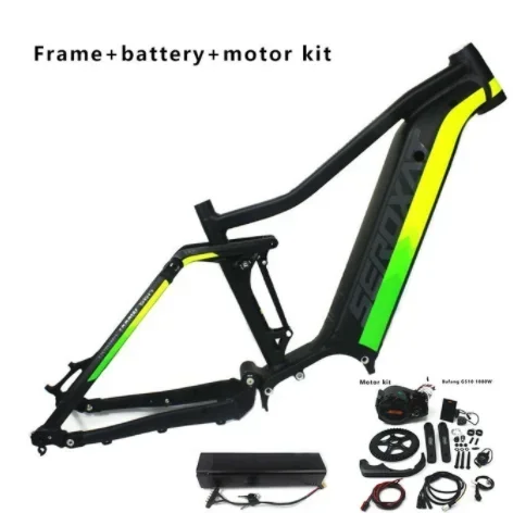 Cadre de vélo de montagne en alliage d'aluminium EMTB, cadre de batterie interne, Bafang M620, Gouvriers, 27.5 W, 1000 ER, 29ER