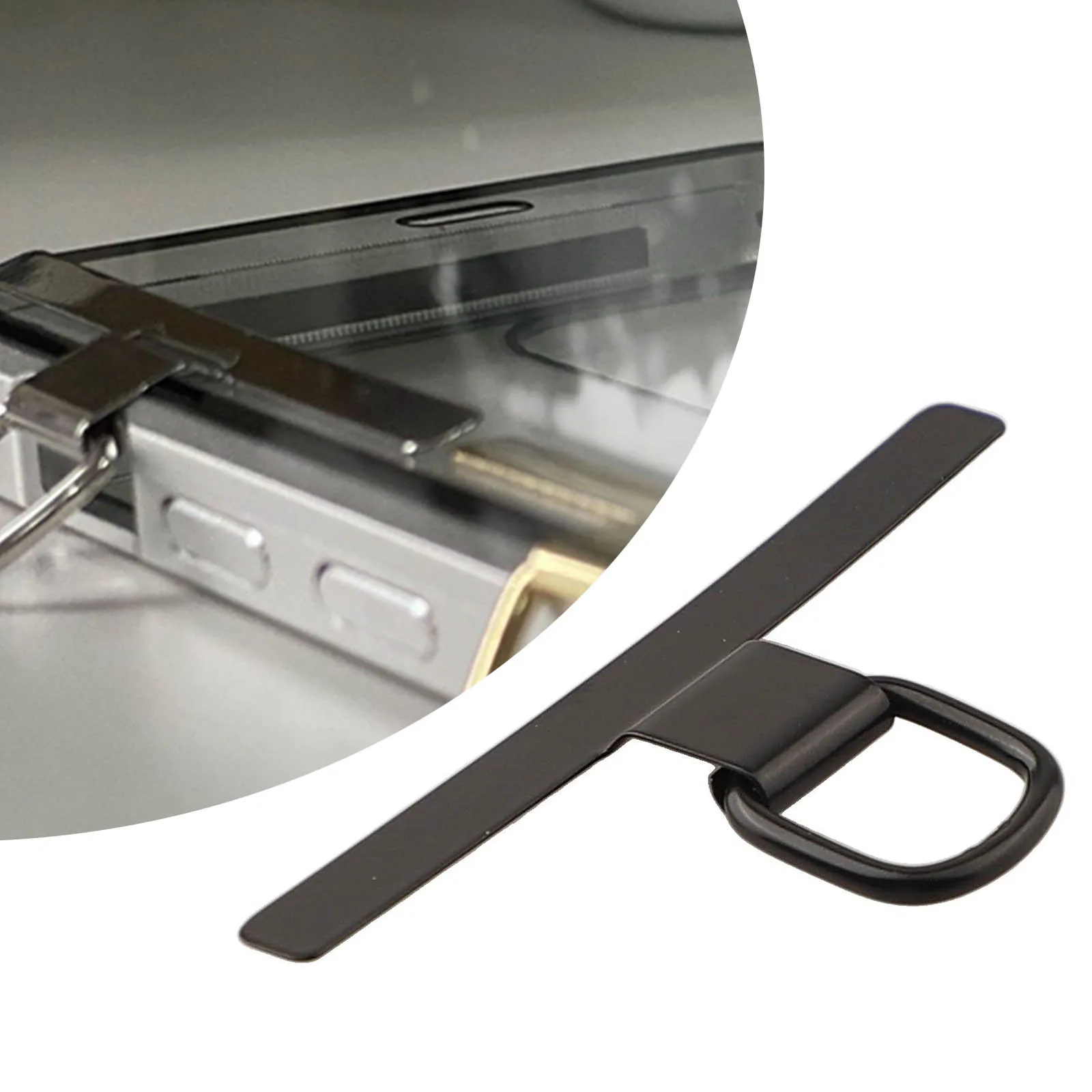 Phone Anti-lost Lanyard Patch Phone Lanyard Gasket Replacement Connector Ultra-thin Stainless Steel Mobile Phone Tether Patch