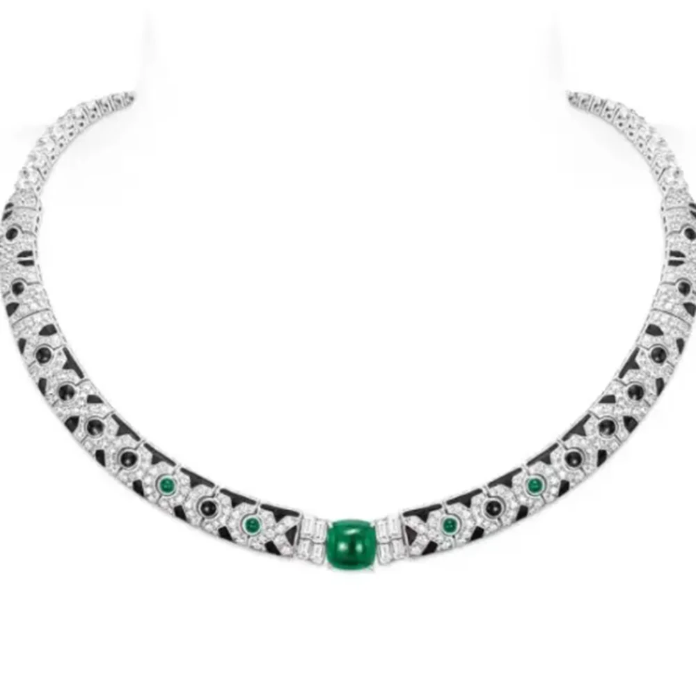 

KQDANCE Luxury New Desin Solid 925 Silver BLack Resin Lab Green Gemstone Chain Necklaces or Earrings or Rings Fine Jewelry Party