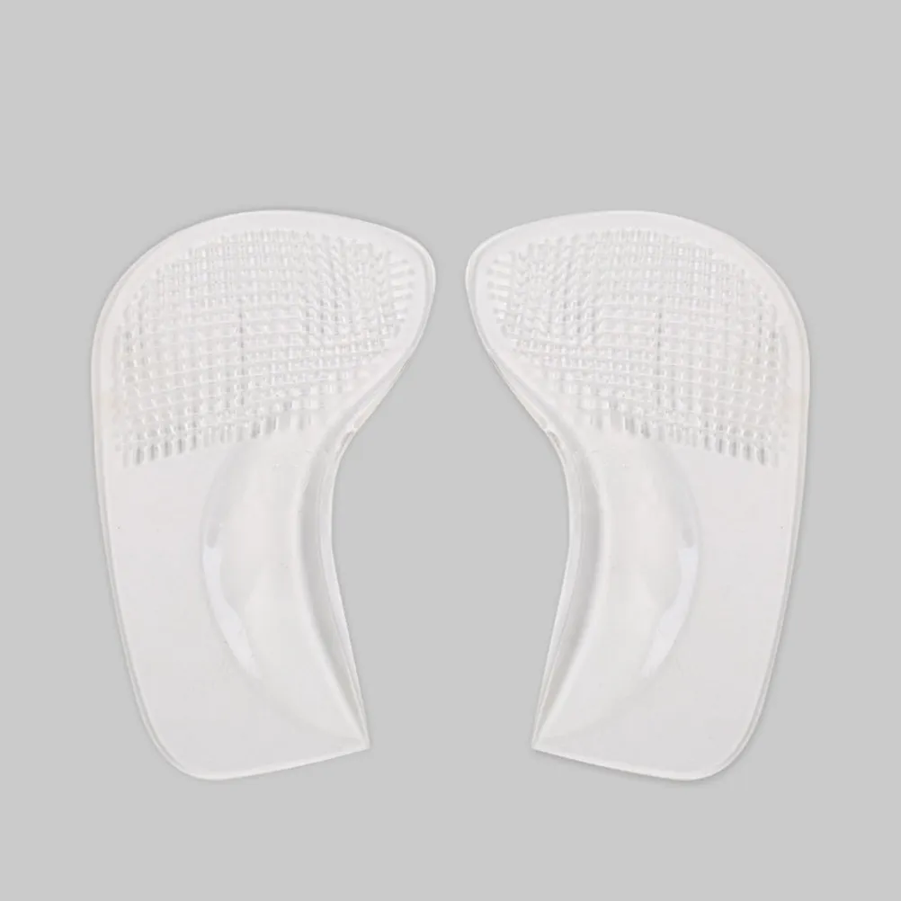 2 in 1 Silicone Gel Sports Arch Support Insoles Breathable Shoe Pads Running Walking Flat Feet Damping for Athletic Casual Shoes