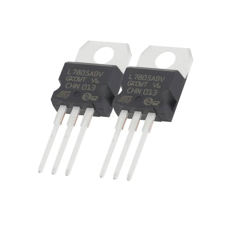 (10 Pieces) L7805ABV L7806ABV L7808ABV L7809ABV L7812ABV L7815ABV L7824ABV TO-220 Chip IC New Original