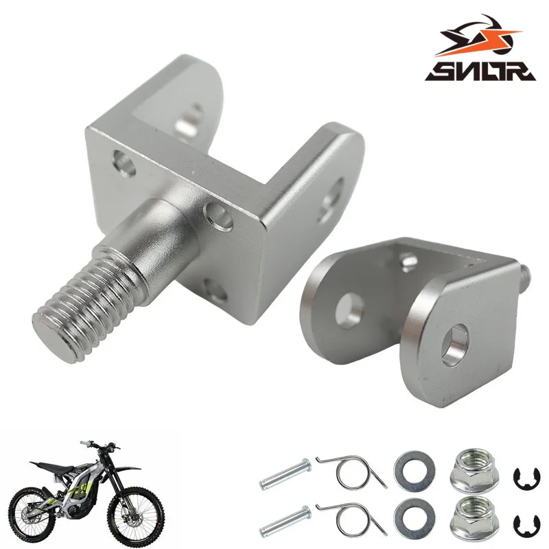 SNOR Modified Foot Peg Mount Bracket Footrest Connection Support Stand Kit For Sur‑Ron Light Bee X Talaria Sting Electric Bike