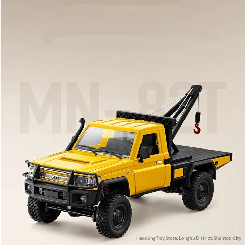 

Hot Selling MN82T 1:12 4WD RC Off Road Tow Truck Pickup Climbing Car Model Remote Control Vehicle Toy for Outdoor Adventure Gift
