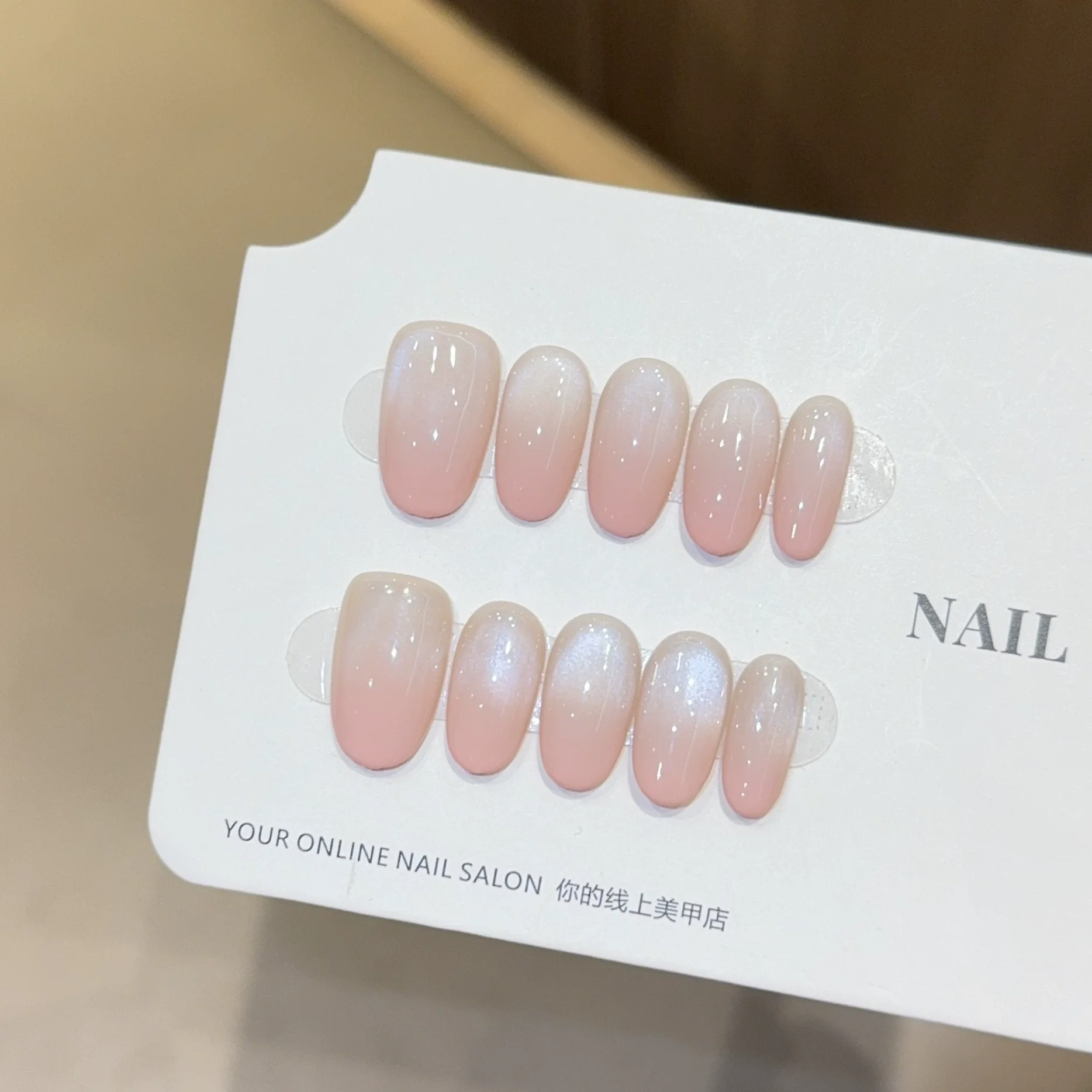 10 قطعة عين القطة الذهبية البيضاوية اليدوية اضغط على الأظافر ثلاثية الأبعاد زهرة الأظافر وهمية يمكن ارتداؤها عصا على الأظافر أظافر صناعية netyp Notiűı Uñas