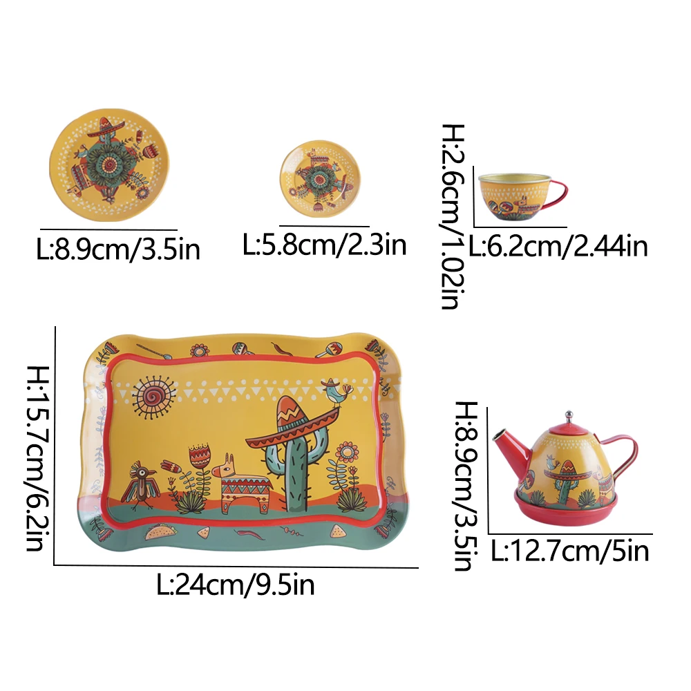 Simulation Kitchen Afternoon Tea Pretend Play Toy Afternoon Tea Food Set  Teapot Game Early Education Toys For Children Kids