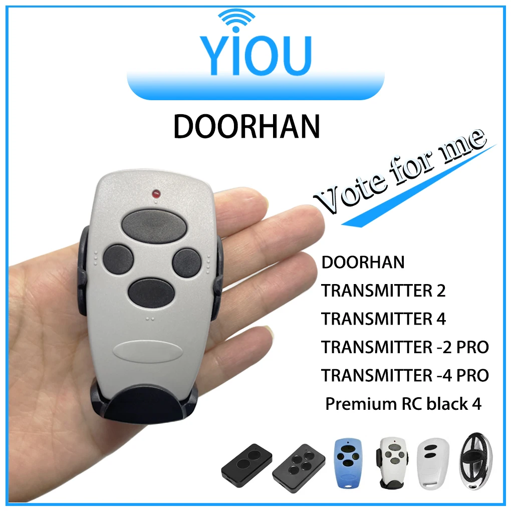 YIOU NEW DOORHAN TRANSMITTER - 4 PRO Gate Remote Control Transmitter-2 PRO 433MHz Key Fob For Gates and Barriers