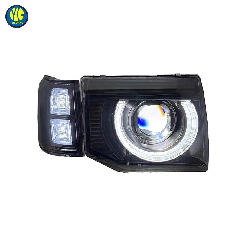 For Mitsubishi Pajero V31 V32 V33 1992 2000 Headlight Upgrade LED Pajero Head Lights Spare Part Head Lamp Assembly view 2