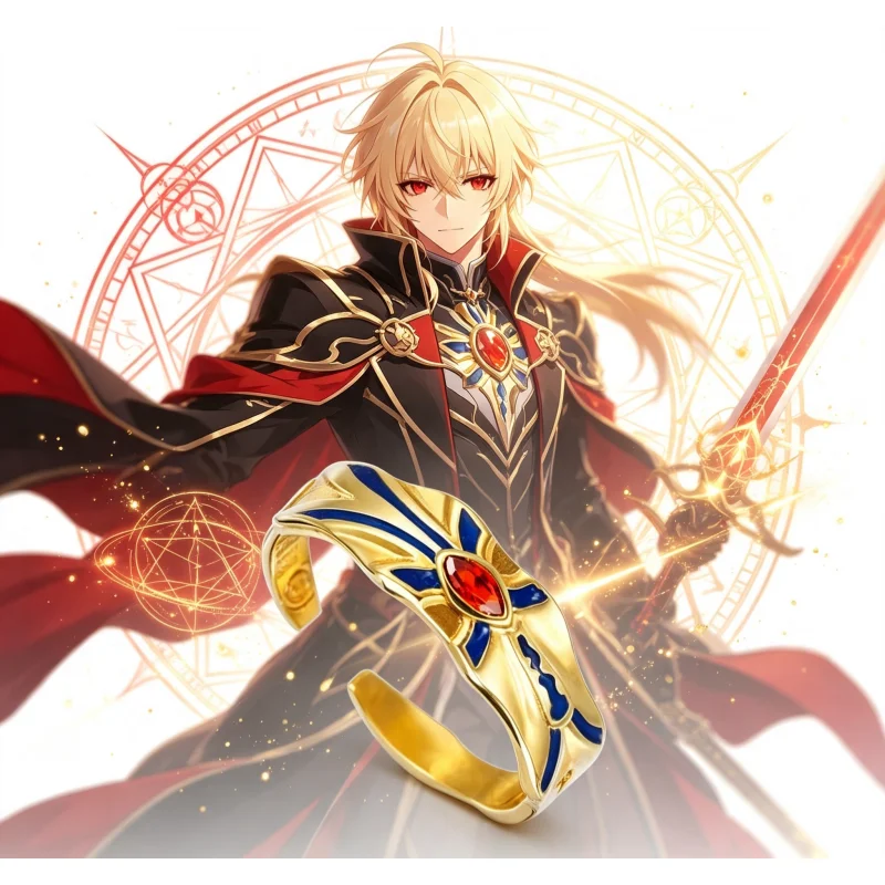 New Fate/stay Night Saber Altria Pendragon Anime Peripherals 2DRing Game Cartoon Cosplay Accessories Fashionable Birthday Gifts