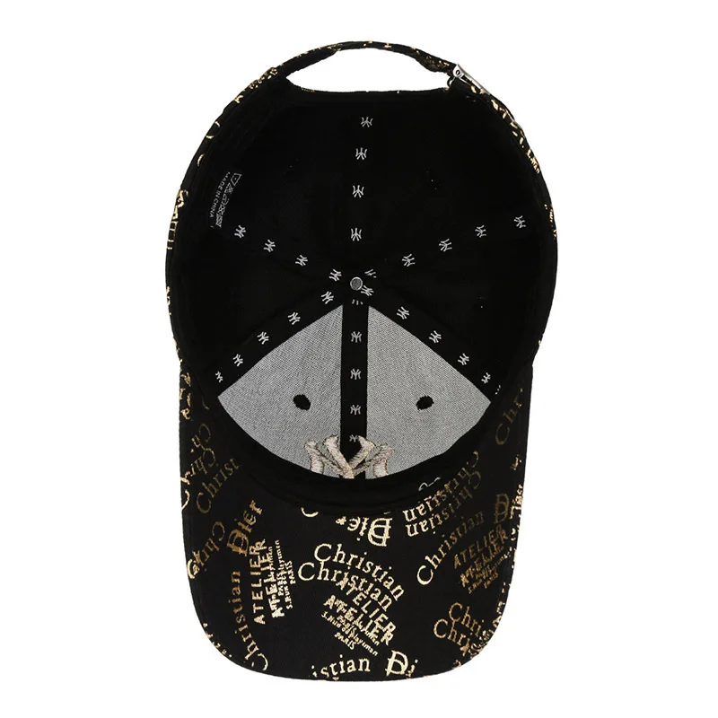 Unisex MY Letter Embroidery Snapback Baseball Caps Spring and Autumn Outdoor Adjustable Casual Hats Sunscreen Hat - view 4
