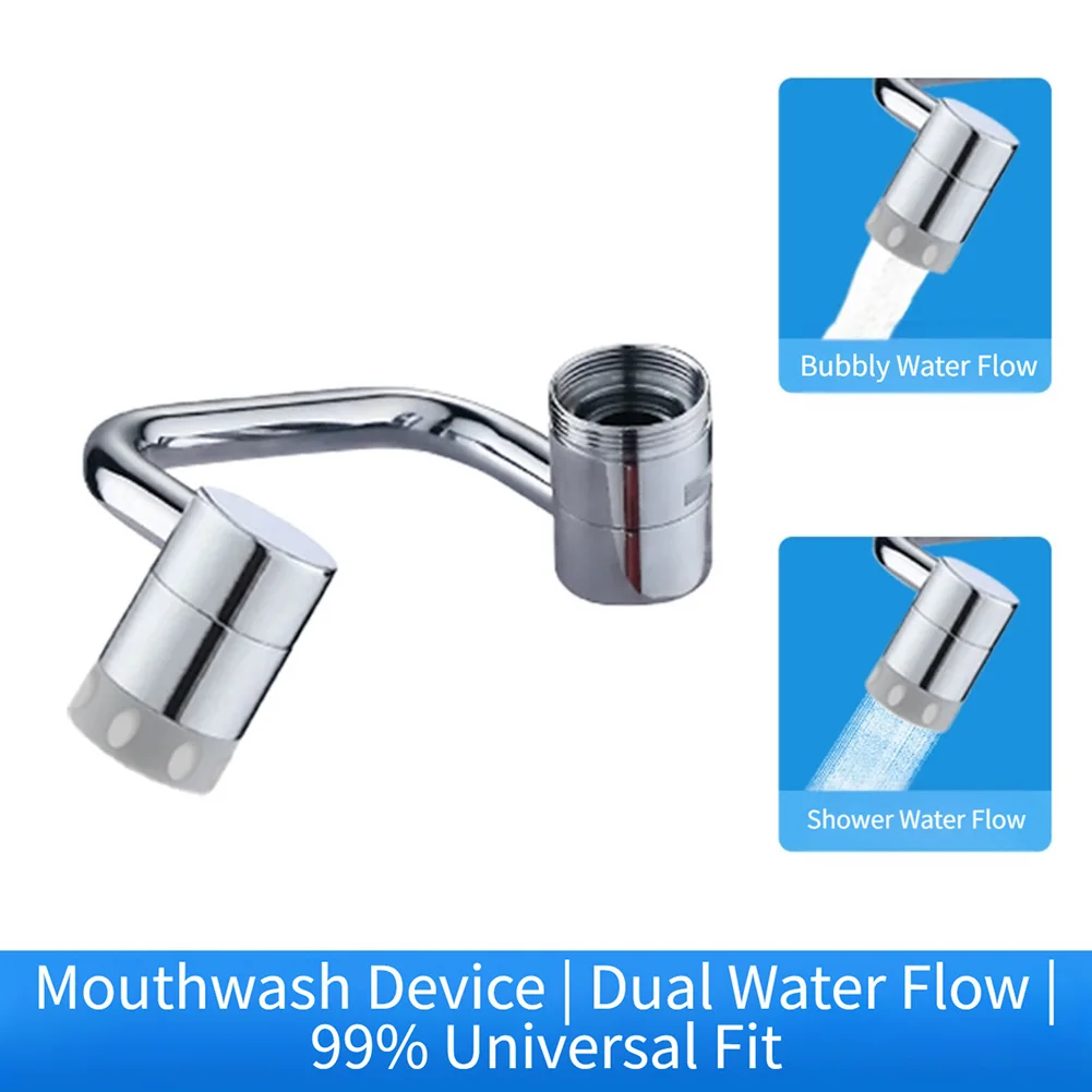 Versatile Mechanical Arm Faucet: Adjustable Splash-Proof & Boost Modes Stainless Steel Water Spout Connector Household Merchandi