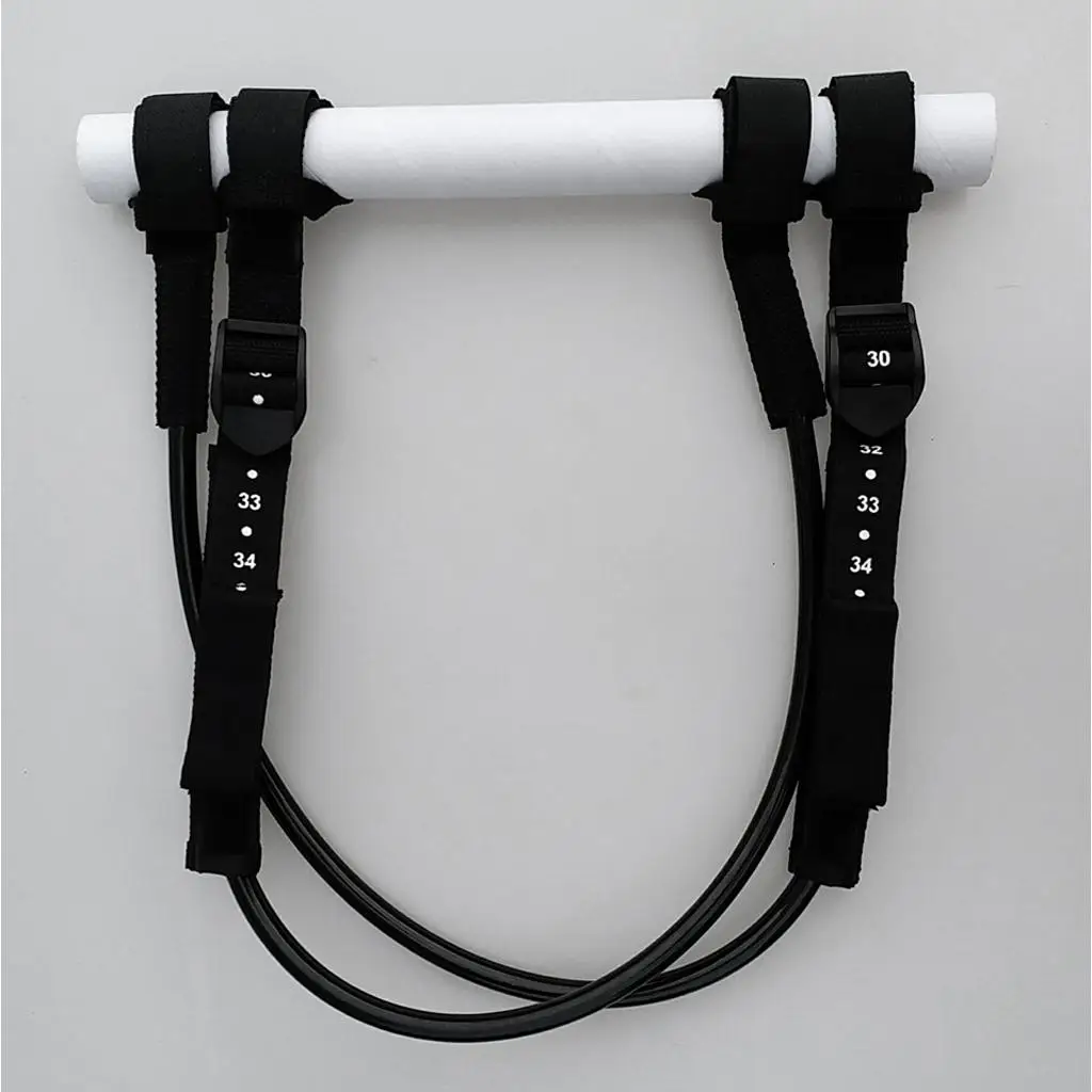 2pcs / Set Deluxe Black Windsurfing Harness Line TPU Tubes 28-34 \