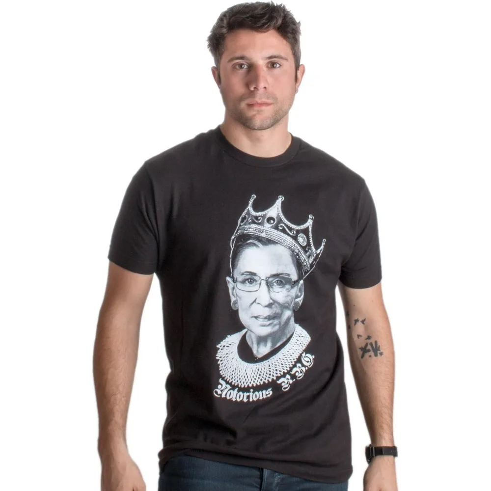 Notorious R.B.G. Funny Progressive Liberal Ruth Bader Ginsburg Unisex T-Shirt Men Clothing Anime Clothes