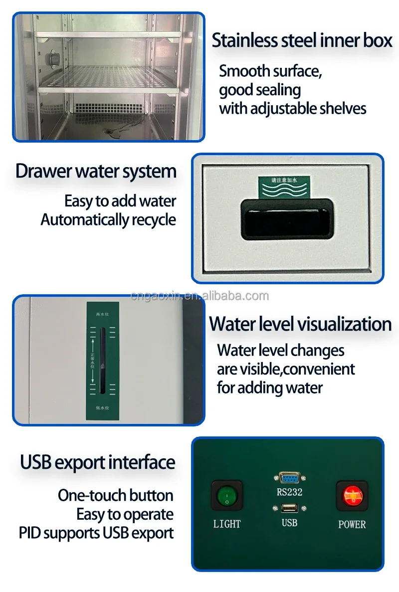 GAOXIN Programmable Environmental Test Chamber For Electronic Testing Constant Temperature And Humidity Test Chamber