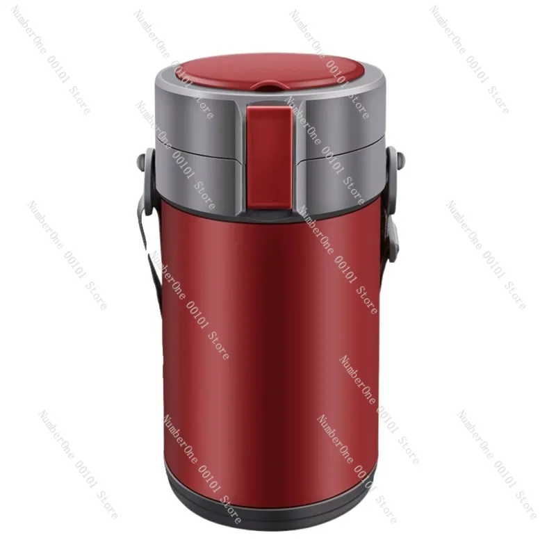 Large Capacity Insulated Lunch Box, 316 Stainless Steel Multi Layer Food Container, 24 Hour Thermal Preservation, Office School