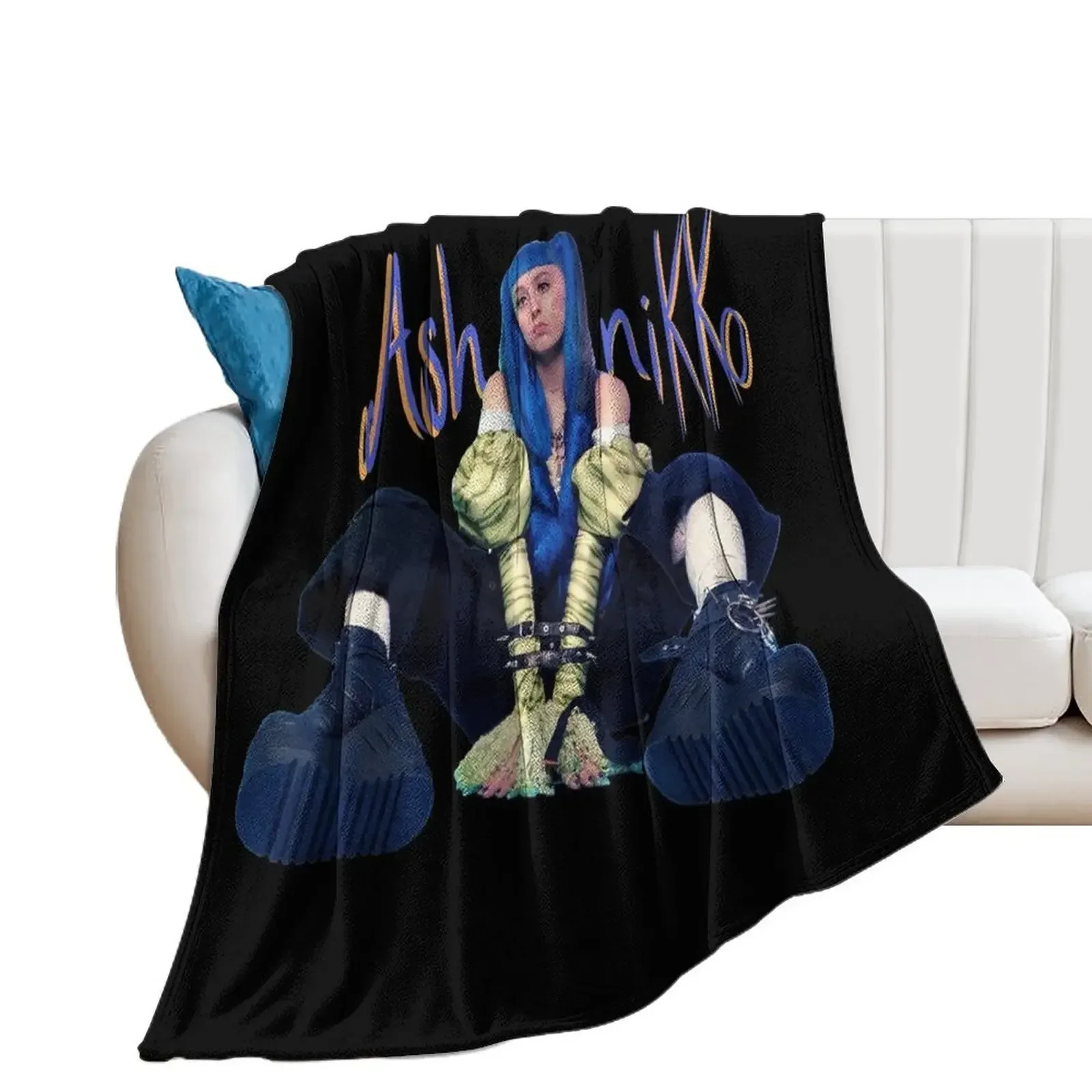 Ashnikko Demidevil Throw Blanket Extra Large Throw Loose cosplay anime Blankets