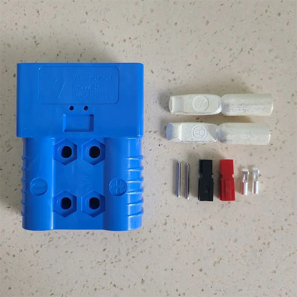 Genuine Anderson SBE160 160A 150V E6371G2 Blue Power Connector with 35 Sq mm Contacts 2 Pole Housing Auxiliary Contact Kit