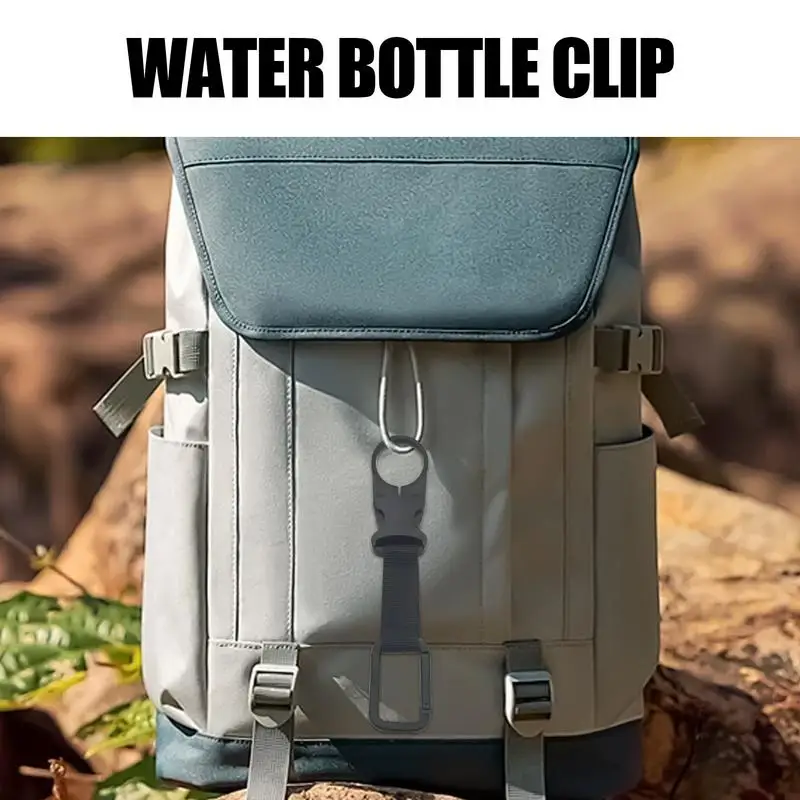 Water Bottle Holder 4 Pieces Water Bottle Ring Holder Multi-Functional Compact Detachable Strong Weight-Bearing Belt For Outdoor