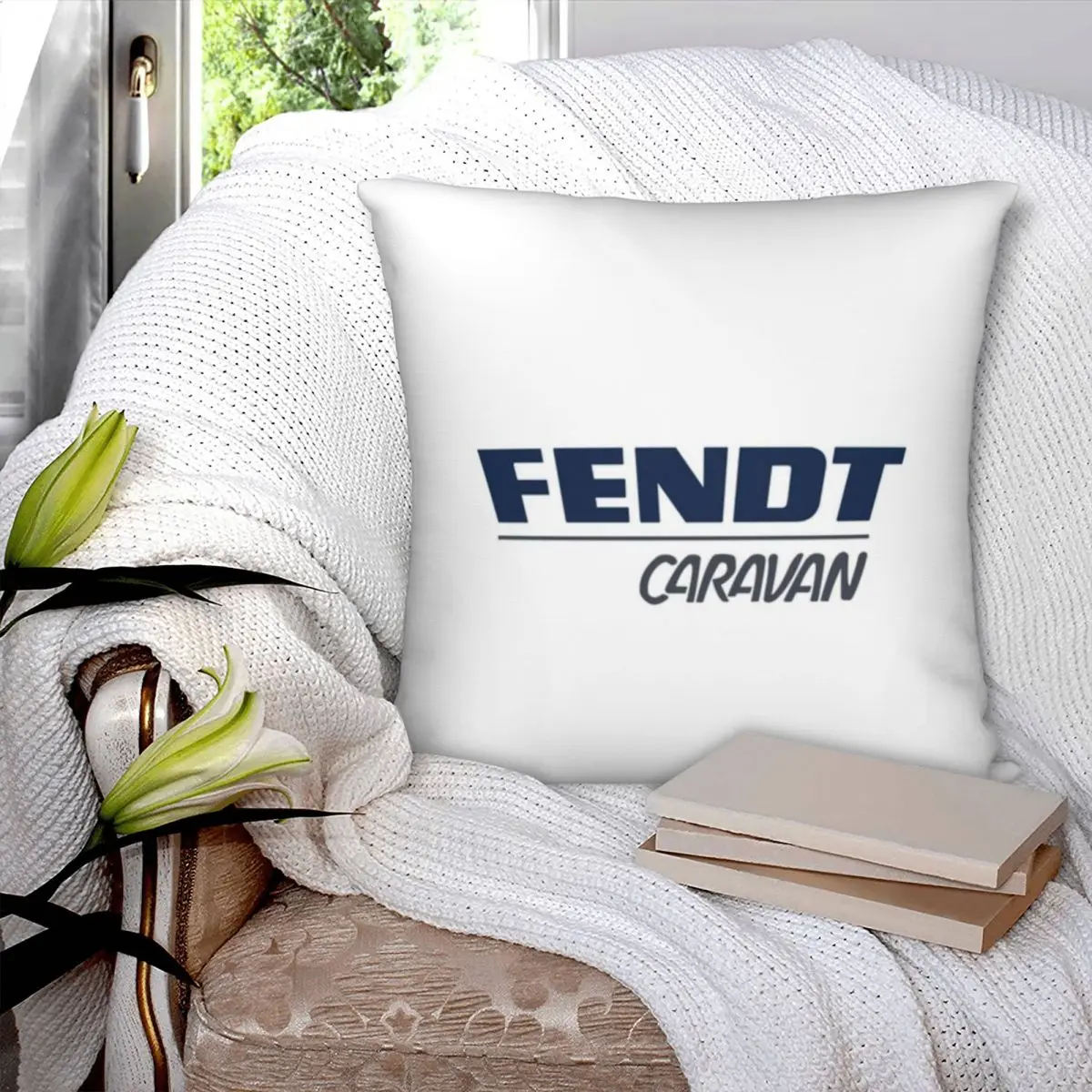 Fendt Caravan Square Pillowcase Polyester Pillow Cover Velvet Cushion Decor Comfort Throw Pillow For Home Bedroom