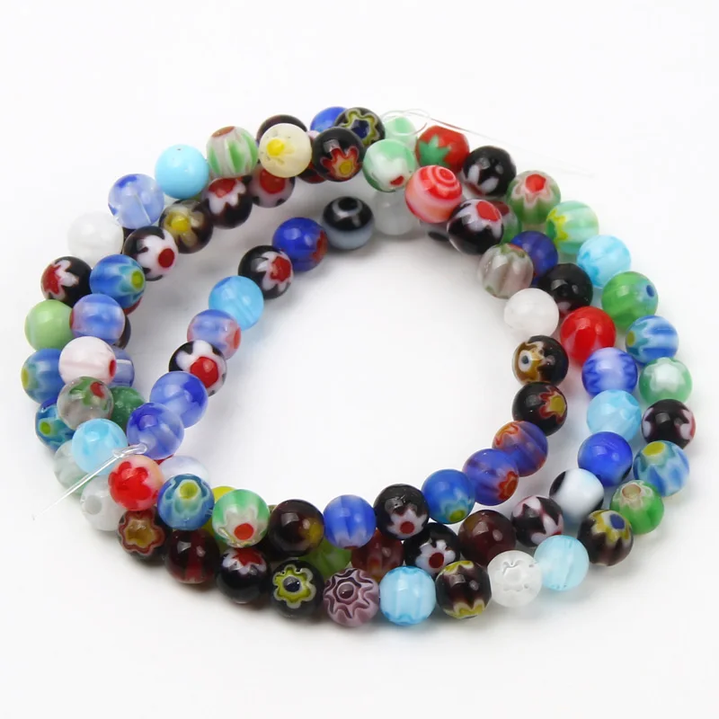 Multicolor Liuli Bracelet Fashion Jewelry Natural Stone Crystal Faux Pearl Assorted Beaded Bracelets for Women Children