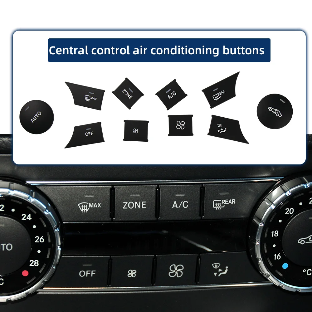 For Mercedes Benz AC Air Conditioning Button Climate Control Switch Button for W204 X204 W218 W166 W292 W463 W231 Replacement