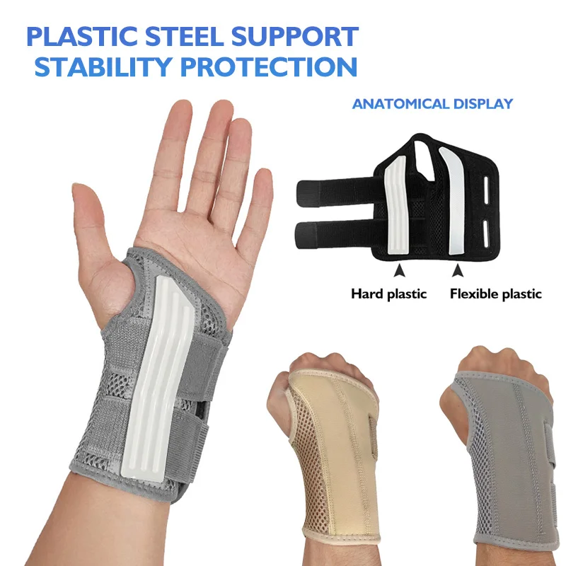 1PCS Adjustable Carpal Tunnel Wrist Brace  Wrist Support Brace Wrist Compression Wrap for Arthritis Tendinitis Pain Relief