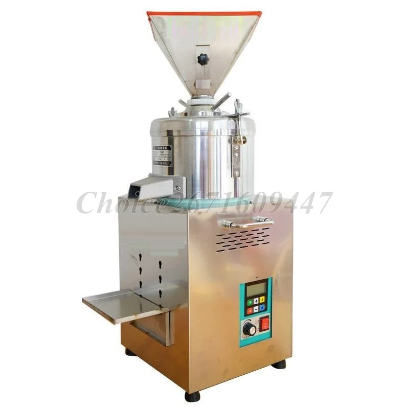 

Automatic Electric 220/110V Vertical/Horizontal Tahini/Peanut Butter Colloid Mill Pepper Paste Grinding Machine 30kg/H Capacity