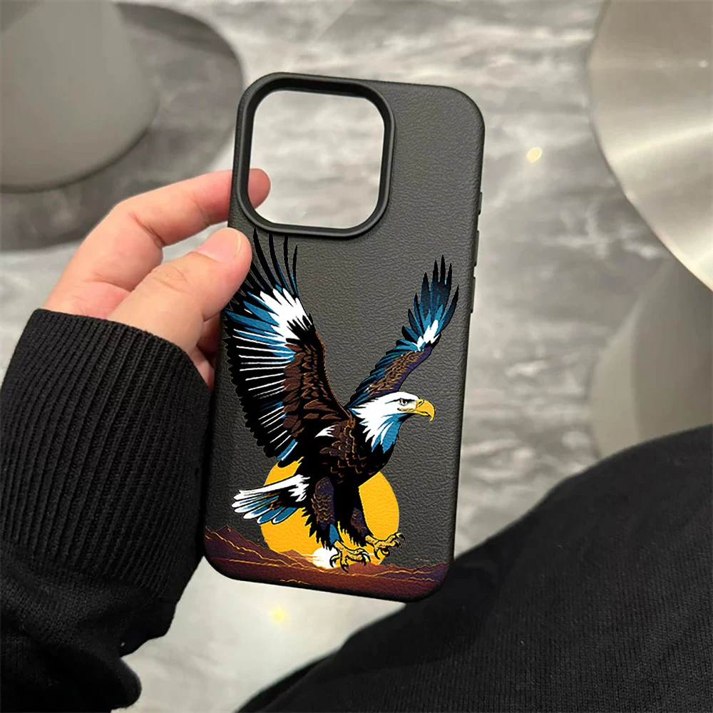 Soaring Eagle Handyhülle für iPhone 17 16 15 14 13 12 11 ProMax 16 15 14 Plus 17 16 15 14 13 12 Pro 17Air Silikon Matte Hülle – Detail 8