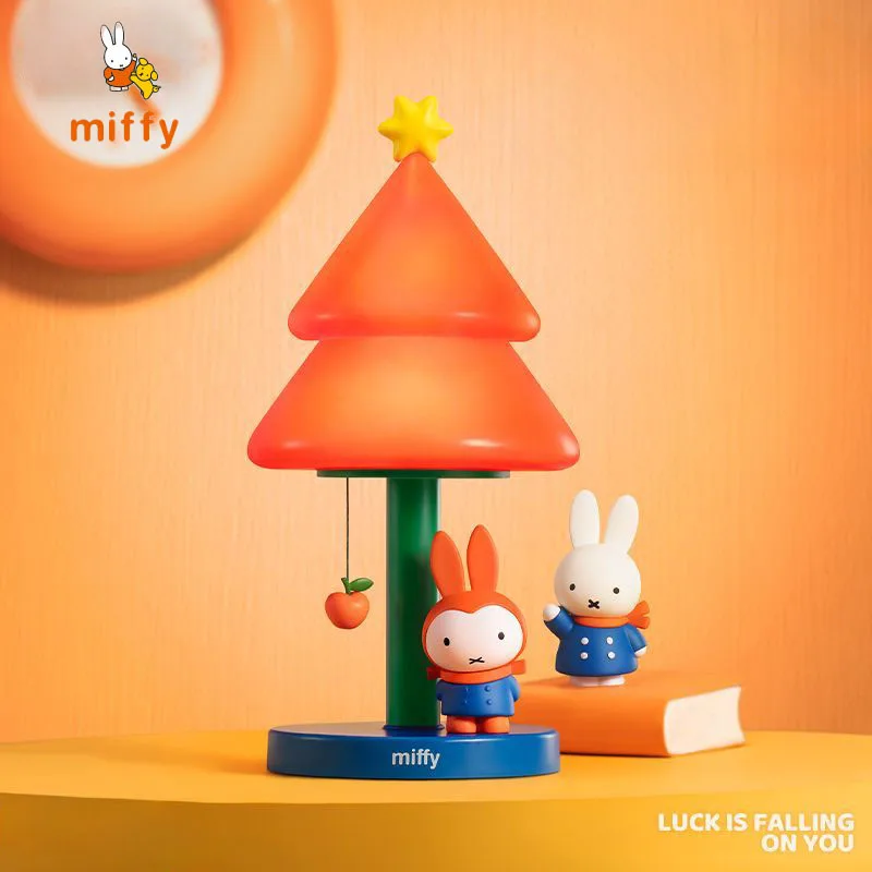 

Милая настольная лампа Miffy, креативная лампа в форме яблока, прикроватная тумбочка для спальни, окружающий свет, допамин, аксессуары для дома, аниме, идеальный подарок для девочек