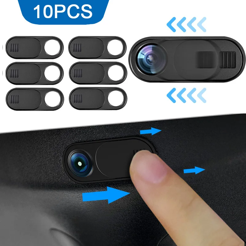 Universal Antispy Camera Cover Privacy Protector Webcam Cover Slide Blocker for Car IPad Macbook Lenses Privacy Sticker