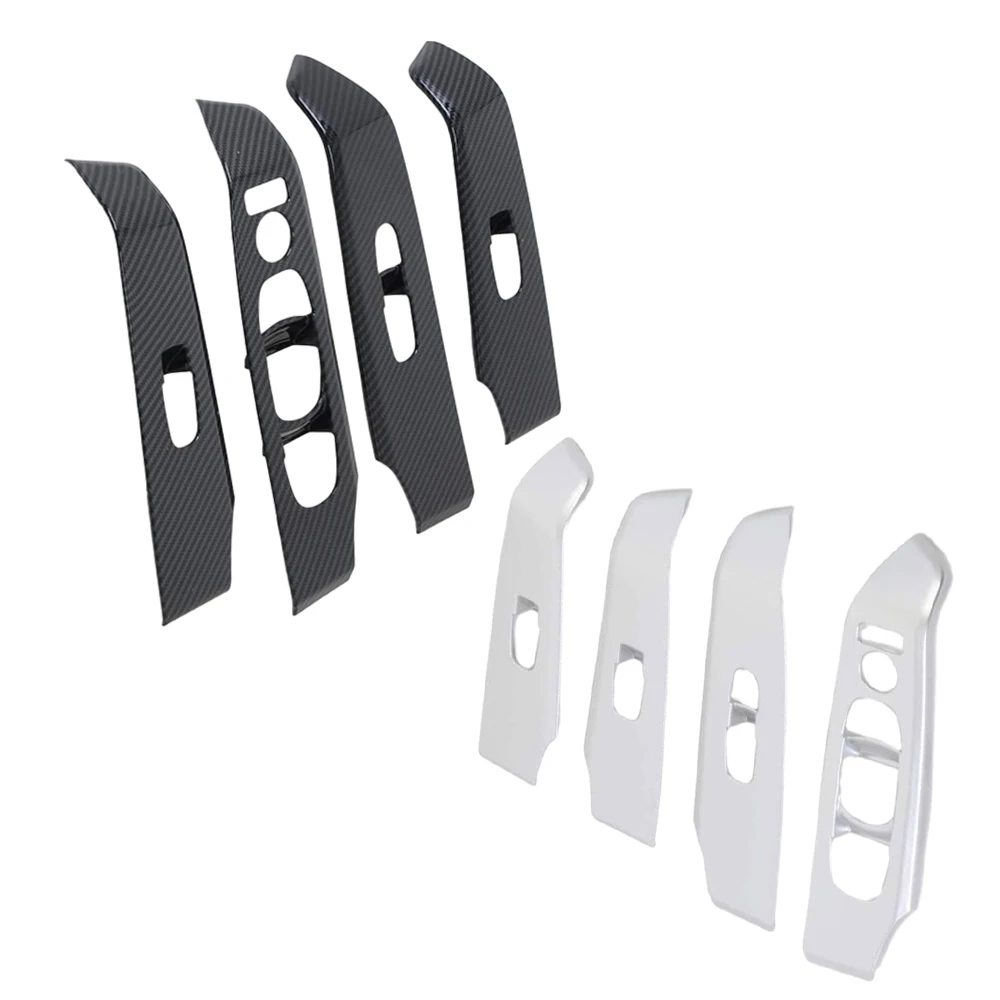 

4 шт. подлокотники для внутренней двери, панель переключателя окна, накладки для Nissan Altima 2019 2020 2021, автомобильные аксессуары для интерьера