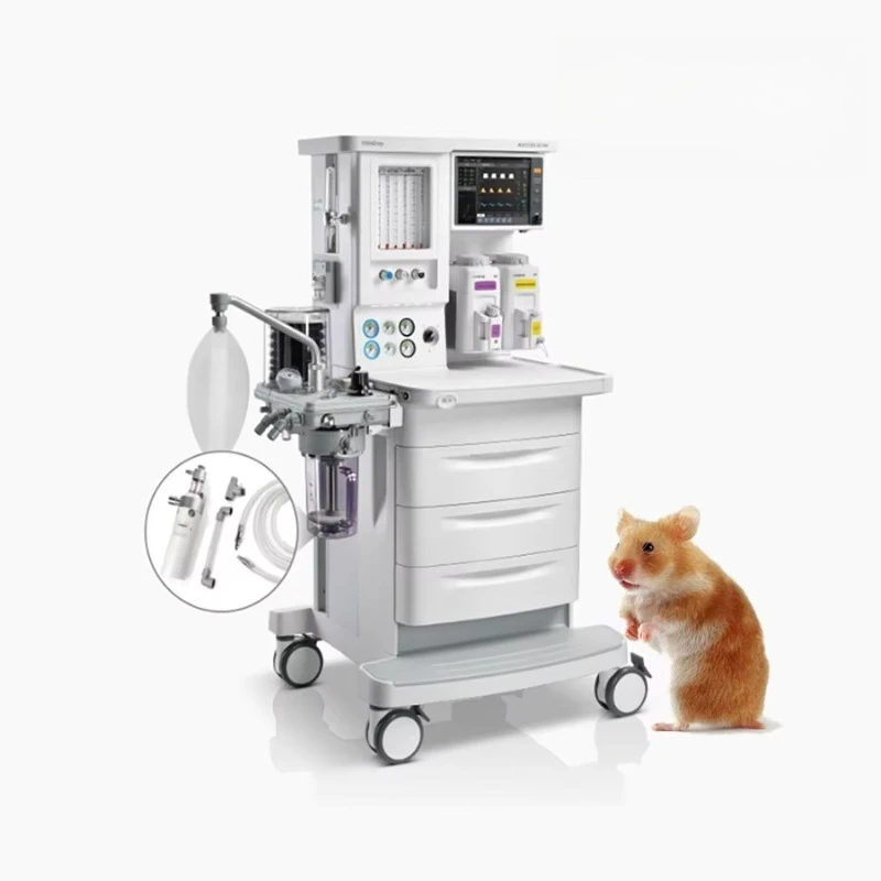 Vet Veterinary Pet Clinic Anesthesia System Portable Vet Anesthesia Ventilators Machine for Animal