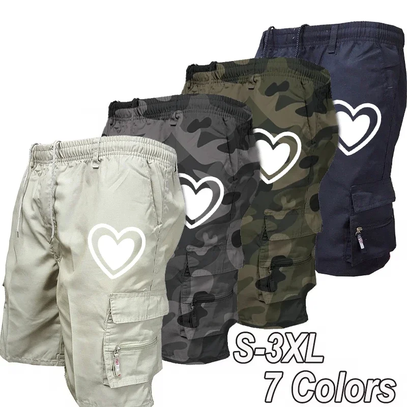 

Мужские тактические шорты-карго, модные карманные военные спортивные летние повседневные шорты для бега, камуфляжные мужские рабочие шорты для пешего туризма