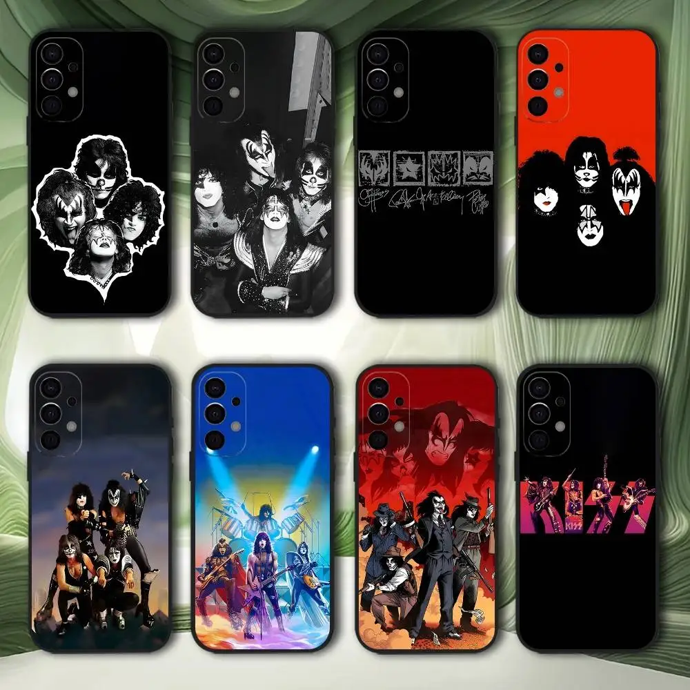 

K-Kiss Rock Band Phone Case For Samsung S25,S24,S21,S22,S23,S30,Ultra,S20,Plus,Fe,Lite,5G Black Cover