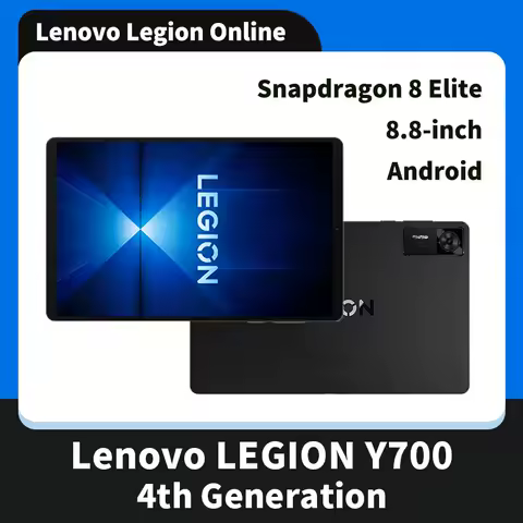 New 2025 Lenovo LEGION Y700 4th 8.8-inch 3K Snapdragon8 Supreme Edition 3040*1904 7600mAh Battery 68W Super Fast Charge