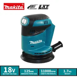 Makita DBO180Z Cordless Rechargeable Disc Random Orbital Sander Woodworking Sanding Putty Polishing Wireless Tool Makita