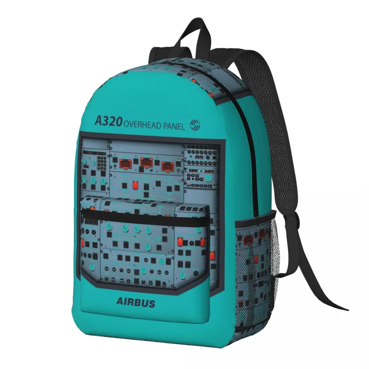 AIRBUS A320 OVERHEAD PANEL Backpack Daypack Large Capacity Kids BookBag School Bag Shoulder Bags for Men Women
