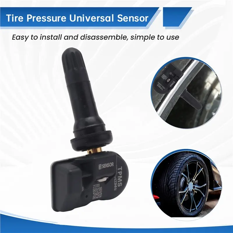 8Pcs Programmable MX Sensor 315MHZ+433Mhz 2 In 1 Tire Pressure Sensor Monitor System Universal Editable TPMS Tool-AUTEL Parts-AB