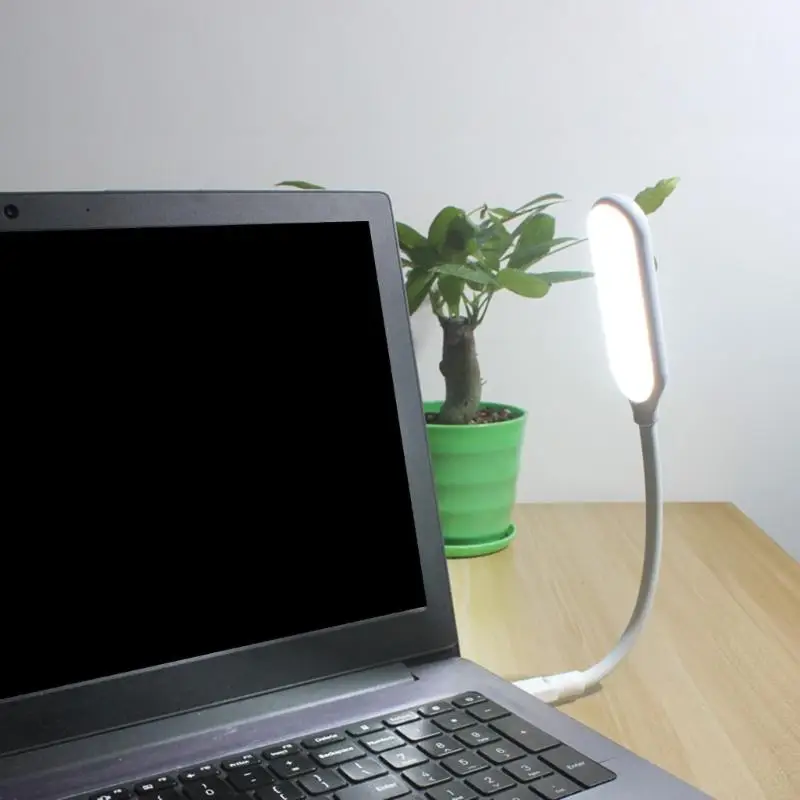 USB LED Desk Lamp With Touch Control 3 Color Adjustable Brightness For Laptop Keyboard Reading Night Light D2RC