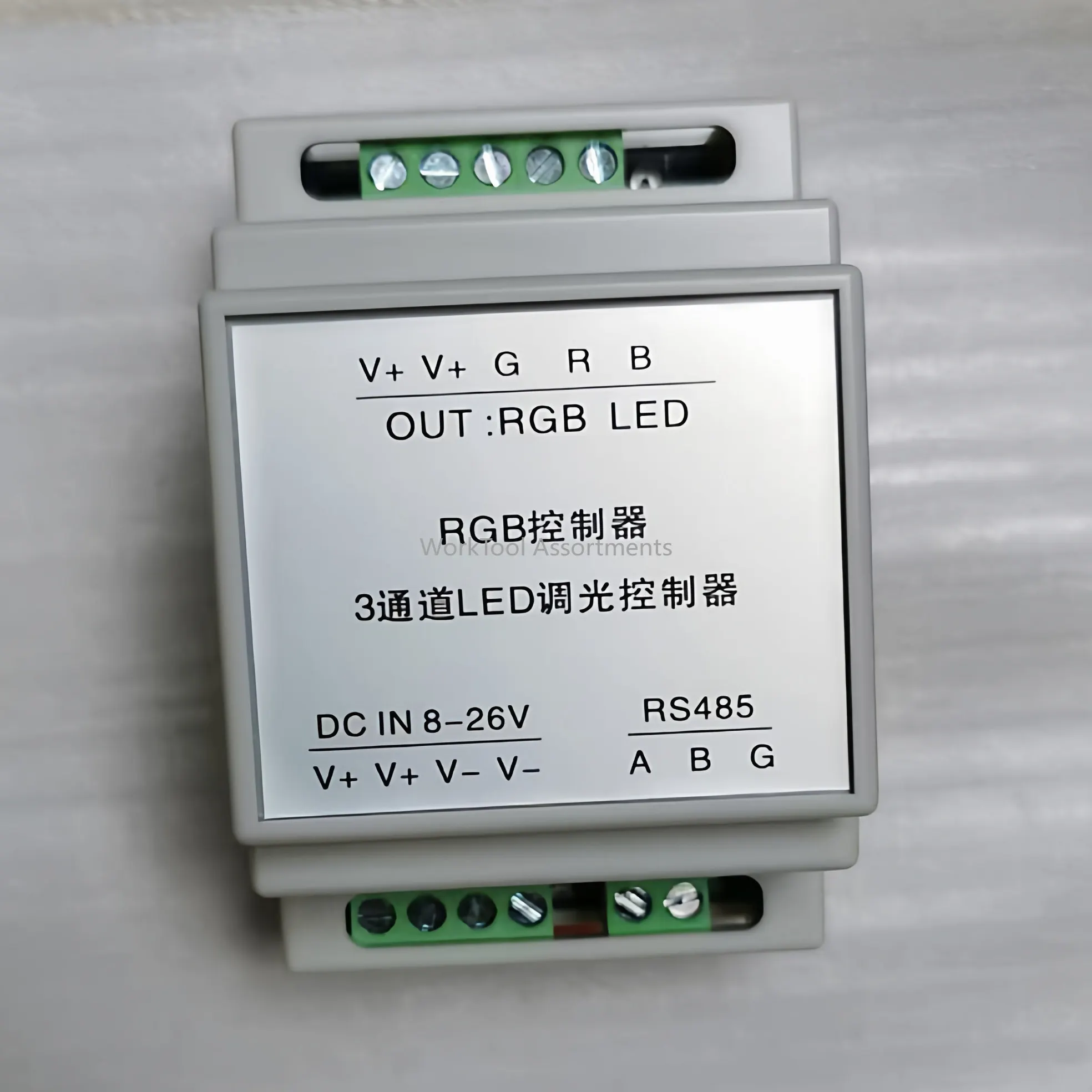 MODBUS Full-color RGB Lamp with Controller RS485 LED Dimming WS2811 Pipeline Lamp RGB Controller