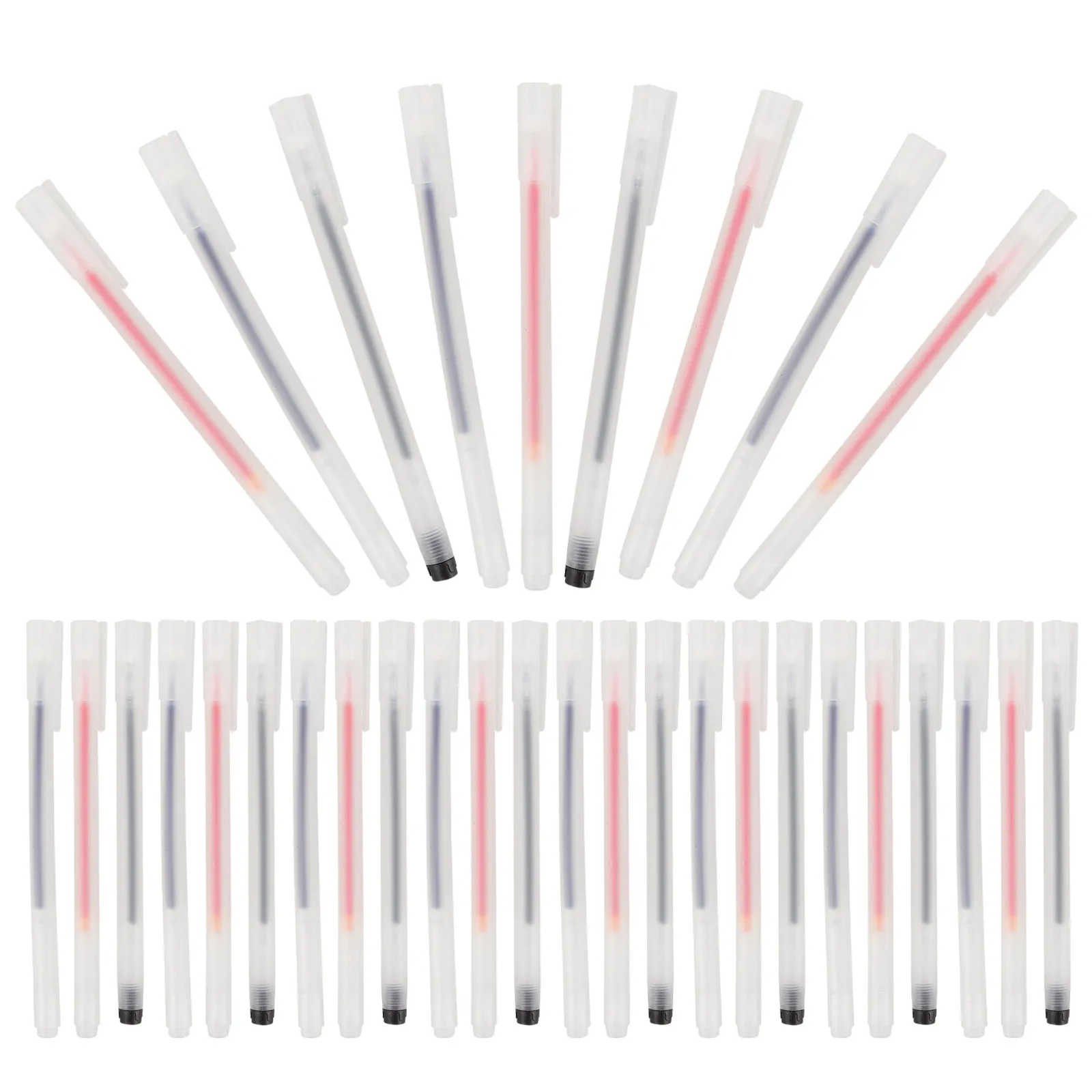 

30Pcs Fine Tip Gel Pens Premium Plastic Ergonomic Design Smooth Writing Portable Daily Use Office Business Gift Sign Pens