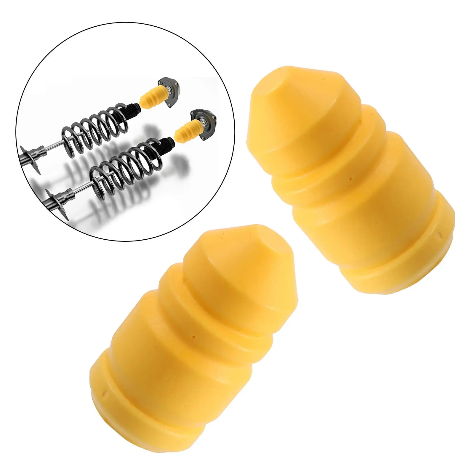 Rear Jounce Bumper Stop 52088352 Shock Absorber Repair Parts Bump Stop for Jeep Grand Cherokee Wj 1999-2004 Durable Yellow