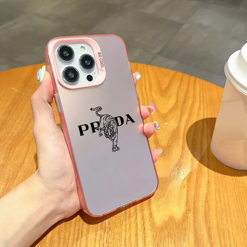 Luxuriöse Handyhülle mit englischen Buchstaben und Tiger-Motiv für iPhone 17, 17e, 16e, 16, 15, 14, 13, 12, 11 mini, Pro, Max, X, XSMAX, 8, 7, Air, Plus – stoßfest und matt