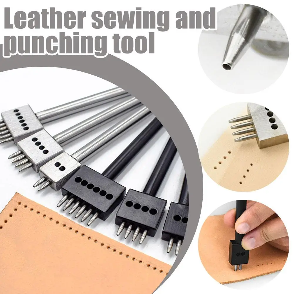 

Stainless Steel Round Hole Piercing And Cutting Punch For Round Leather Perforation And Cutting Leather Sewing Perforating Hole