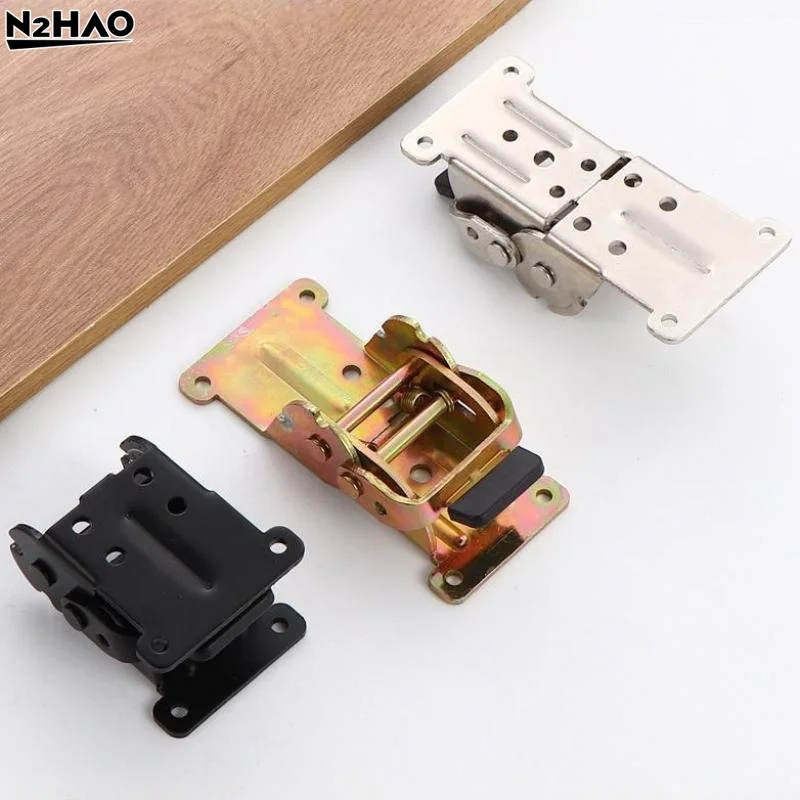 Simplify Furniture Making with 180 and 90 Degree Self-Locking Table Leg Folding Hinges