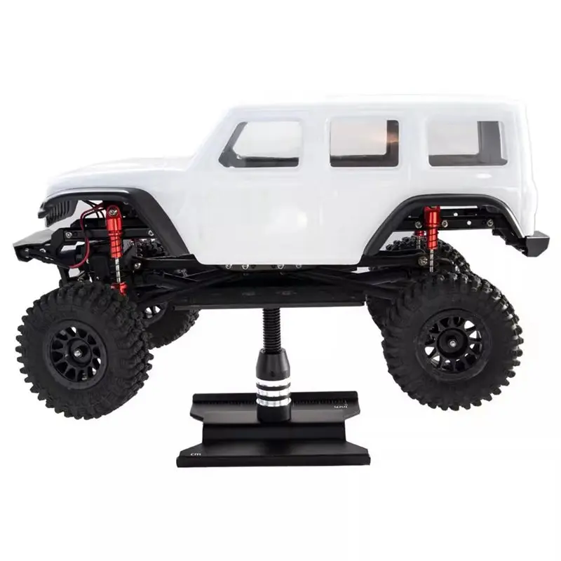 CYGJ-2X Metal Repair Station Work Stand Assembly Platform For 1/24 1/18 TRX4M SCX24 Fcx24 RC Crawler Black