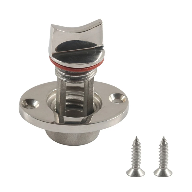 Stainless Steel Boat Drain Plug Boat Plug 1" for Transom Threaded Boat Plug Marine Grade Garboard Drain Drop Shipping