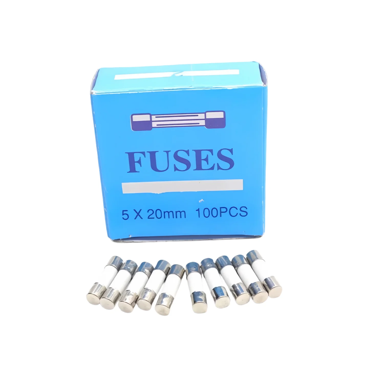 20 Stück/Los 5*20mm 6*30mm Schnellschmelzsicherungen 250V 0,5A 1A 2A 3A 4A 5A 6A 6,3A 8A 10A 15A 20A 25A 30A AMP Sicherung Keramik-Sicherungselement – Detail 3