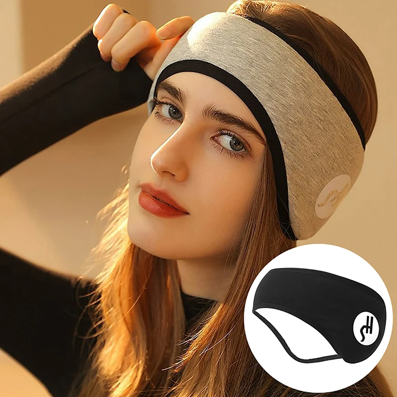 New Soundproof Earmuffs For Sleeping Unisex Ear Warmer Winter Head Band Ski Ear Muff Earplugs Headband Hair Band Eyes Ban