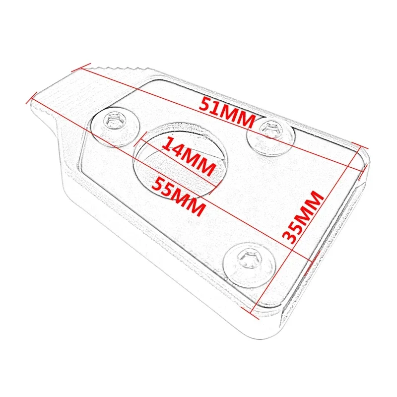 مسند تمديد حامل جانبي للدراجة النارية مساعد لهوندا جولدوينج GL1800 جولد وينج GL 1800 2018 2019 2020 2021 2022 2023